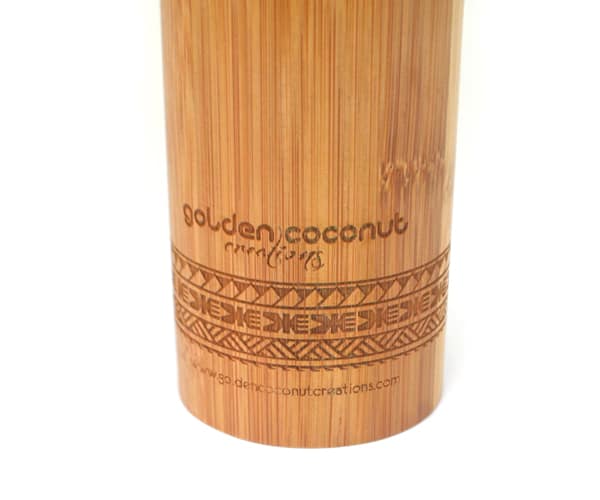 Engraved Bamboo Case
